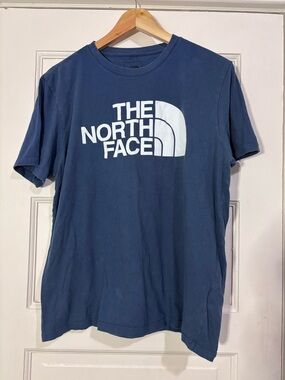 The North Face Navy Short Sleeve Logo Tee